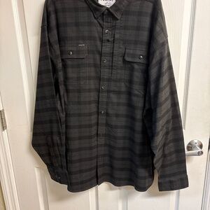 Poncho Mens long sleeve button down